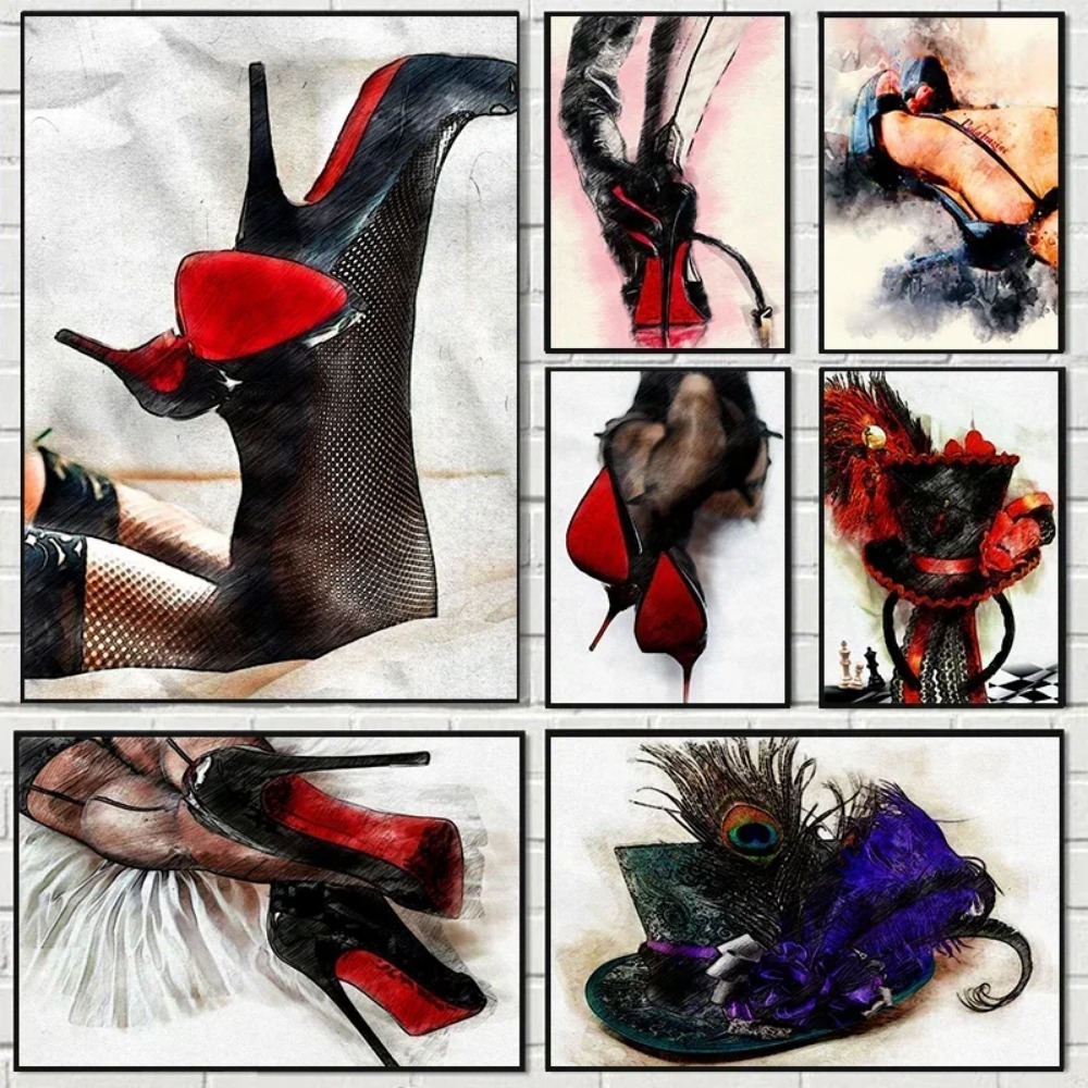 Waterproof Spray Shoe - Modern Women Black High Heels Shoes