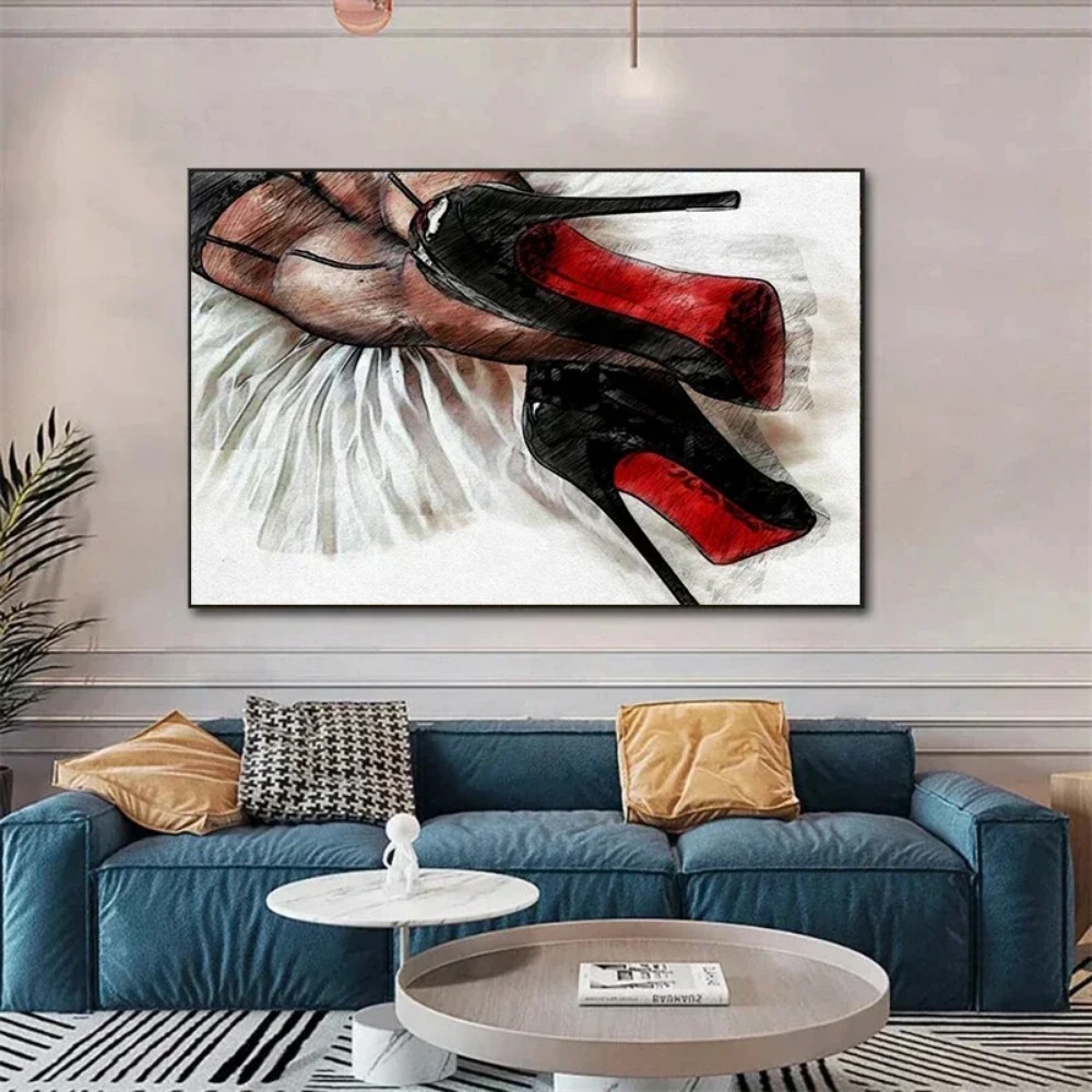 Modern Women Black High Heels  - đánh giá và giá Waterproof Spray Shoe