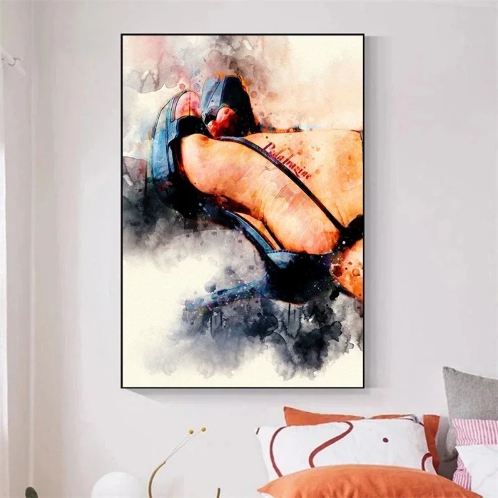 Modern Women Black High Heels  - đánh giá và giá Waterproof Spray Shoe