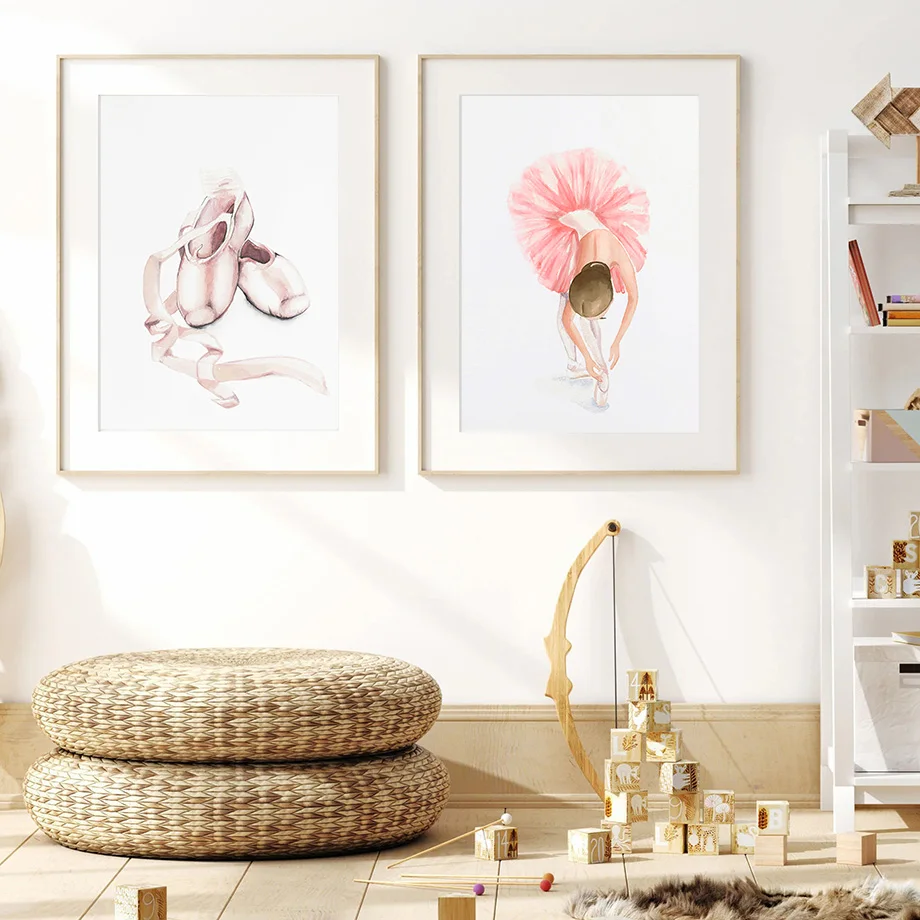 Watercolor Ballet Girls Shoes  - đánh giá và giá Waterproof Spray Shoe